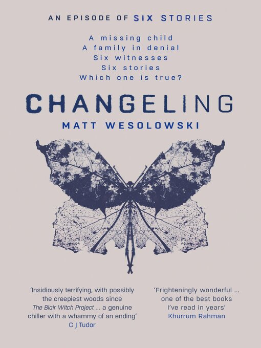 Title details for Changeling by Matt Wesolowski - Available